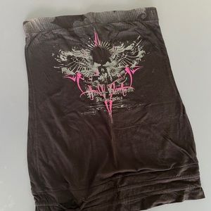 Strapless Harley Davidson T-Shirt